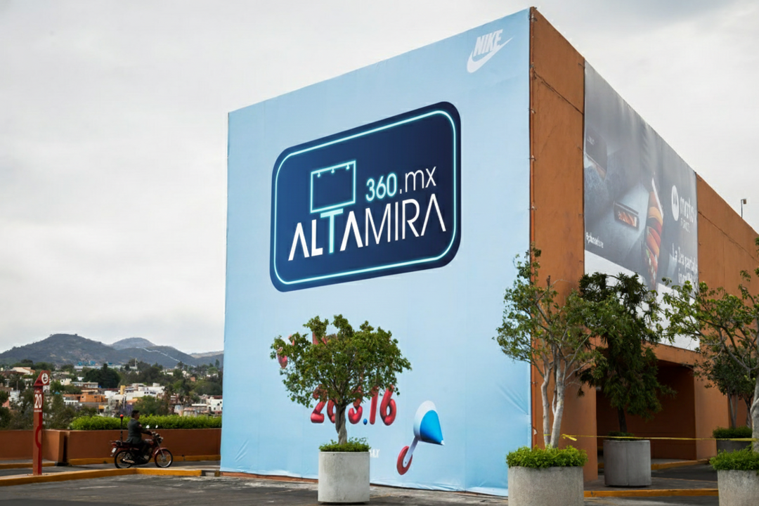 Muros publicitarios y murales de gran formato en México